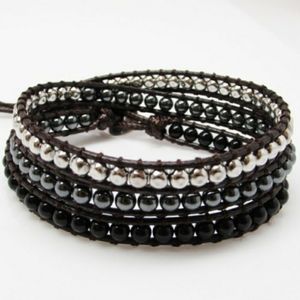 Handmade NEW Katie Soleil 3 Wrap Bracelet Hairband